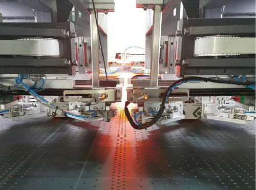 ระบบควบคุม PLC เครื่องทํากล่องกระดาษอัตโนมัติ ที่มีกระดาษหน้า ขนาด 700420300 และ 1206080 มม สําหรับการผลิต