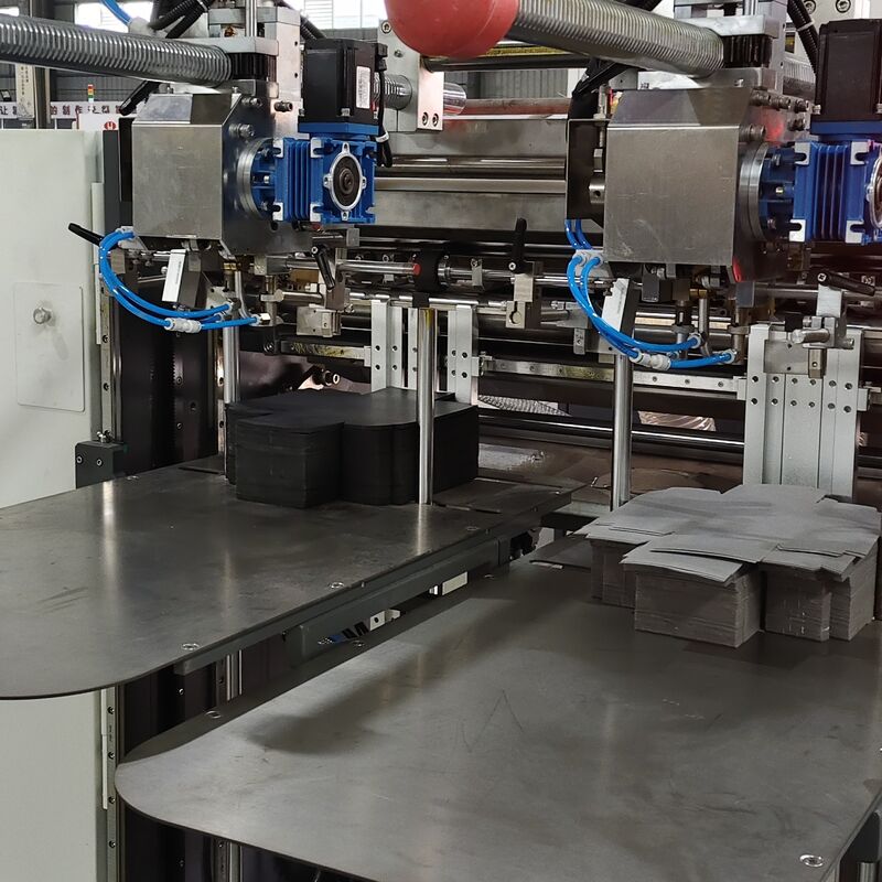 Paperboard Rigid Box Making Machine Combined with PLC Control System Delivering Packaging and Box Fabrication Solutions
