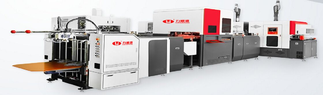 2 ใน 1 อัจฉริยะอัตโนมัติความเร็วสูง กระดาษกระดาษกระดาษแข็ง เครื่องทํา 50-52PCS / นาที