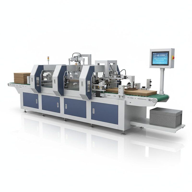 LY-HB3000CZ Rigid Box Making Machine Engineered to Handle Thick Cardboard Materials with Precise Folding and Assembly Capabilities
