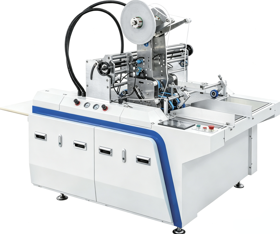 LY-900HCT Semi-automatic Double-side Adhesive Tape Pasting Machine Box Making Wallet Bag Envelope Mail Envelope Stationery Packaging Office Envelope Making Express Packaging Machinery