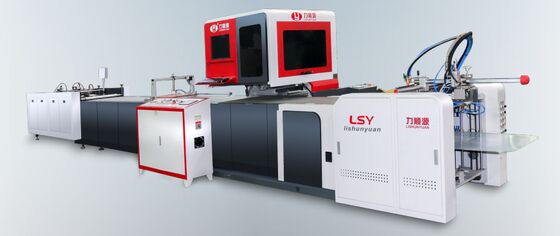 ระบบบรรจุกระเป๋าเครื่องมองเห็นแบบอัตโนมัติเต็ม สําหรับกล่องโทรศัพท์มือถือกล่องเค้กจันทร์กล่องชา